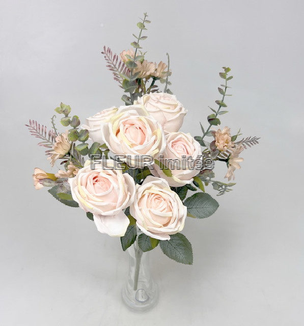 Kytice růže x9 35cm 6/72