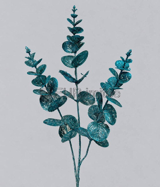 Eukalypt x3 63cm Teal 24/19