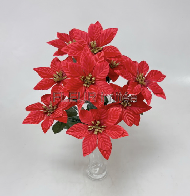 Poinsettia x9  38cm   12/144