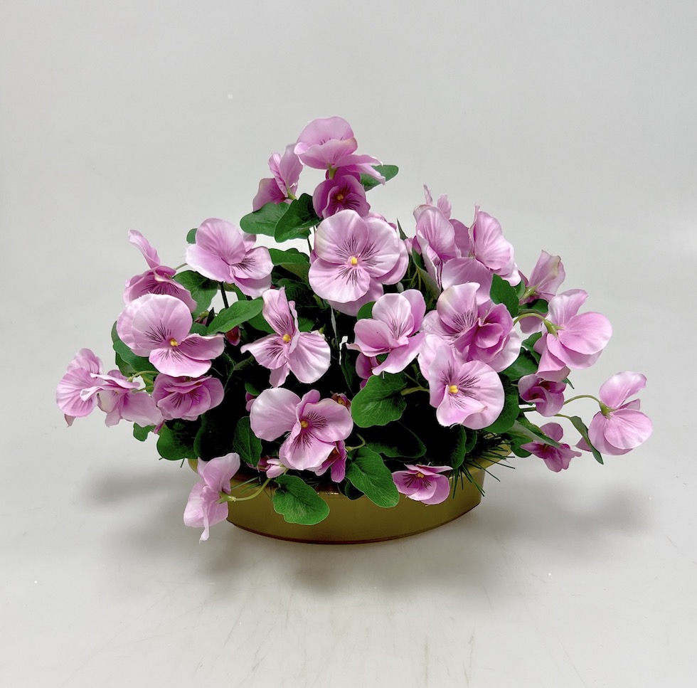 Maceška v lodičce 35x43cm