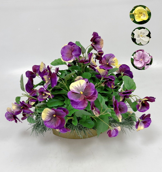 Maceška v lodičce 35x43cm