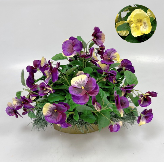 Maceška v lodičce 35x43cm