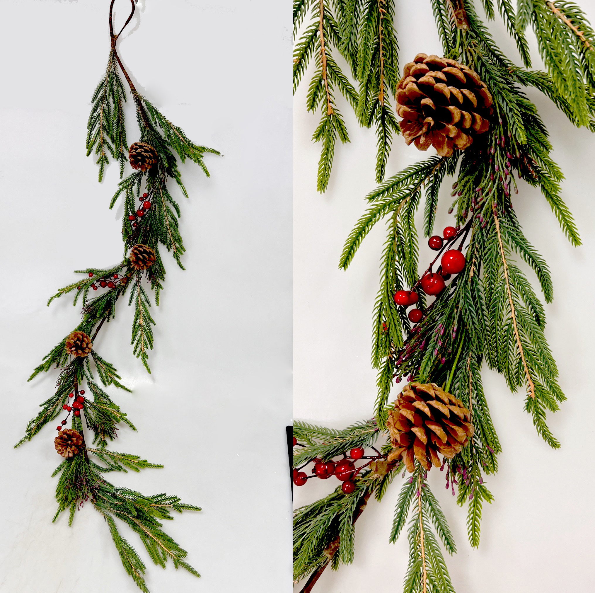 Girlanda chvojí  160cm  6/48